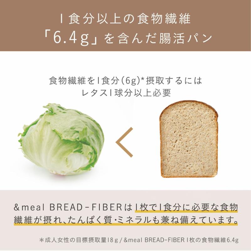 &meal BREADFIBER 単品（80g×1枚）